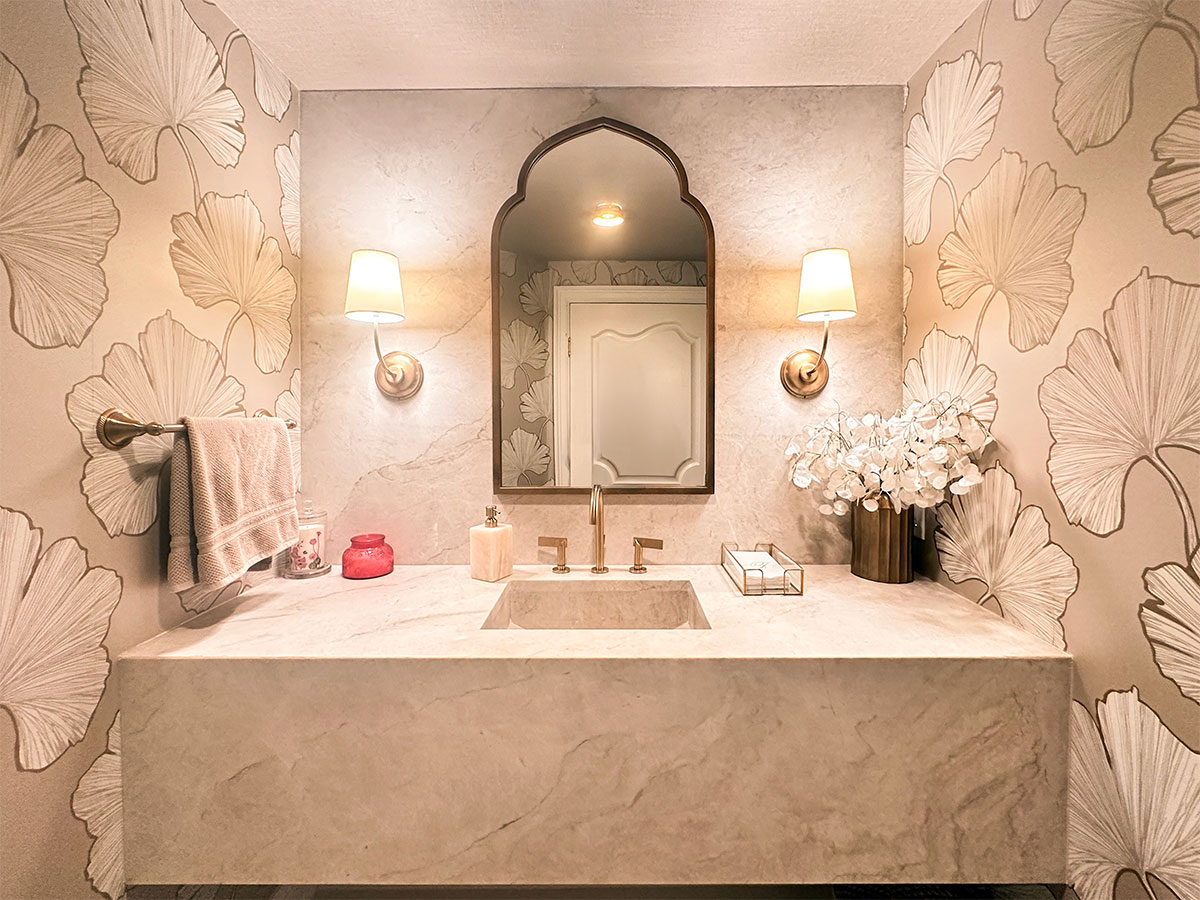 Powder bathroom, Half bath, Guest bath.